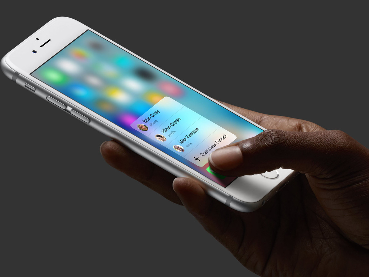 3d Touch Iphone 6s Press