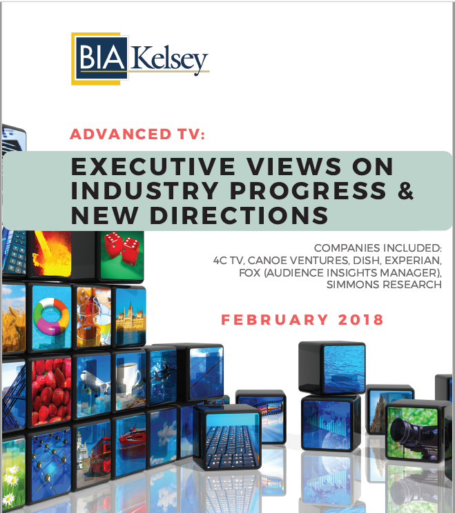 BIA/Kelsey’s Advanced TV Report: Data-Infused Audience Buying Growing, But Still In Flux